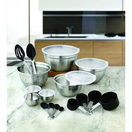 Better Homes and Gardens 23-Piece Gadget and Utensil Set, Clear