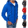 thumbnail image 5 of LEEy-world Cool Hoodies Men's Hoodies Sweatershirt Casual Long Sleeve Gym Pullover Blue,XXL, 5 of 5