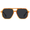 Orange Tortoise/Gray, variant on Aviator Sunglasses for Women Men Square Frame UV400 Protection 90s Vintage Style Sun Glasses(Tortoise/Brown)