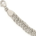 thumbnail image 3 of Sterling Silver Polished Fancy Circle Link 18.5In Necklace (18.5 X 6.95) Made In India qg5959-18.5, 3 of 5