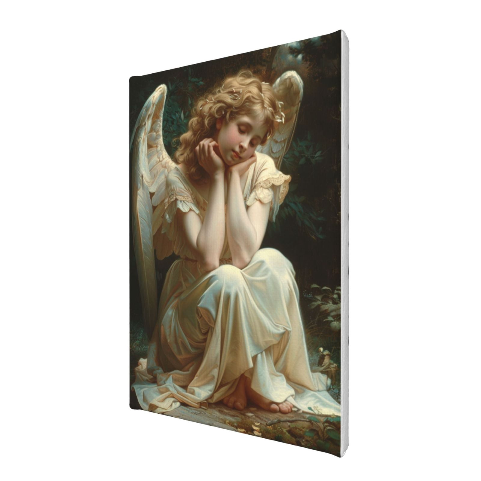 8x12 inch Lovely Angel Canvas Pictures,Indoor Prayer Room,Bar,Cafes,Man Cave Wall Decor Poster & Prints,Enchanting Angel Decorative Painting,For Art Enthusiast Gifts,Woman Cave,Tavern,Cafes