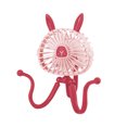 thumbnail image 2 of EasyLife Soporte de deformación Clip ventilador USB cochecito dormitorio ventilador silencioso luz nocturna, 2 of 3
