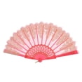 thumbnail image 1 of Miangastore Pink Handheld Fan Foldable for Traditional Occasions 1Pack, 1 of 5