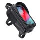 thumbnail image 2 of Bolsas de Montaje de Teléfono de Bicícleta Impermebles Al Marco Delantero Tubrina Superior Con Bosque Táctil Ciclo Ciclo Ciclo Bike Herramient de Almacenamiento Pack, 2 of 7