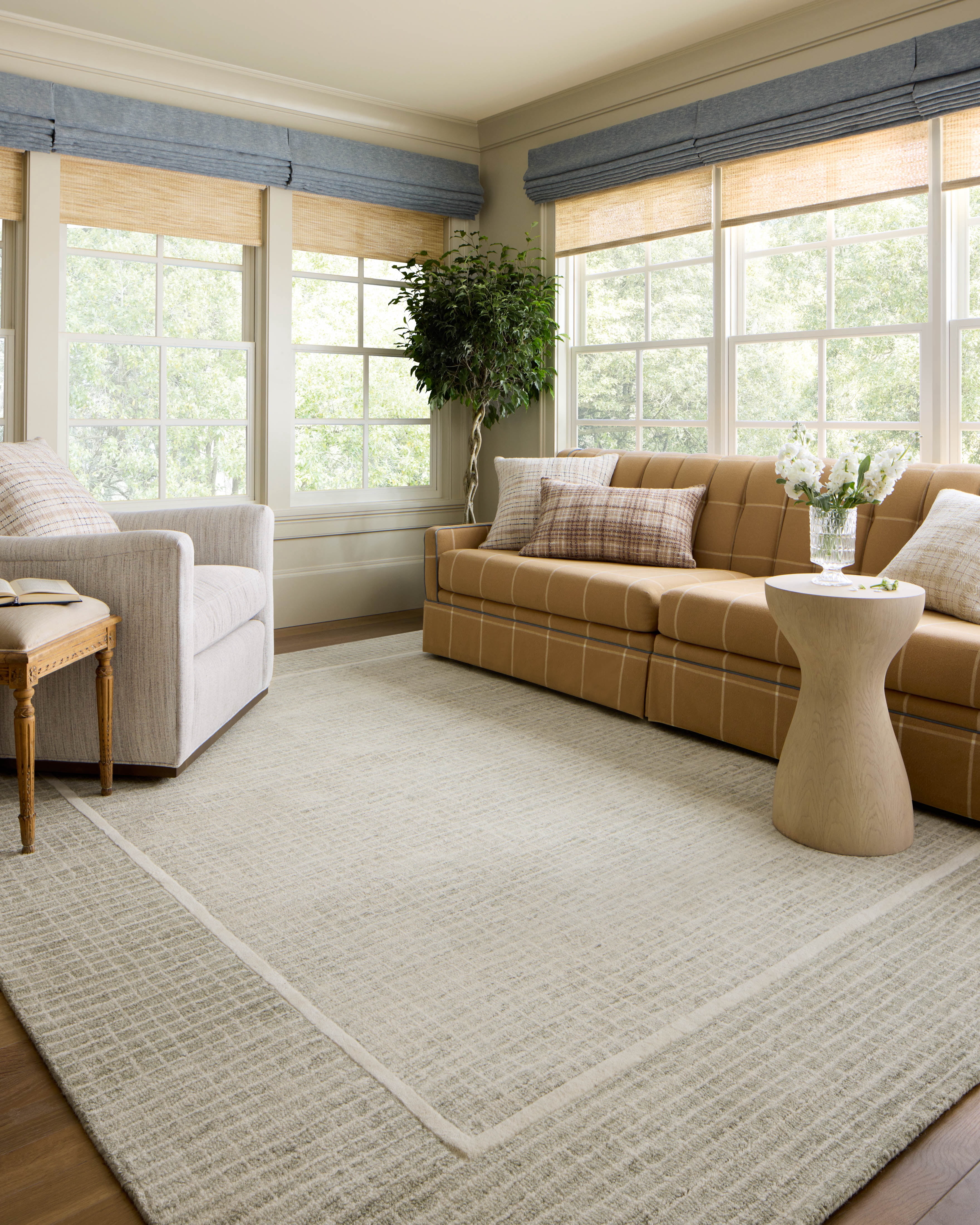 Chris Loves Julia x Loloi Briggs Sage / Ivory 9'-3" x 13' Area Rug