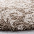 thumbnail image 3 of Safavieh Florida Shag Tapis Beige Shag - Rond 4 Pieds, 3 of 4