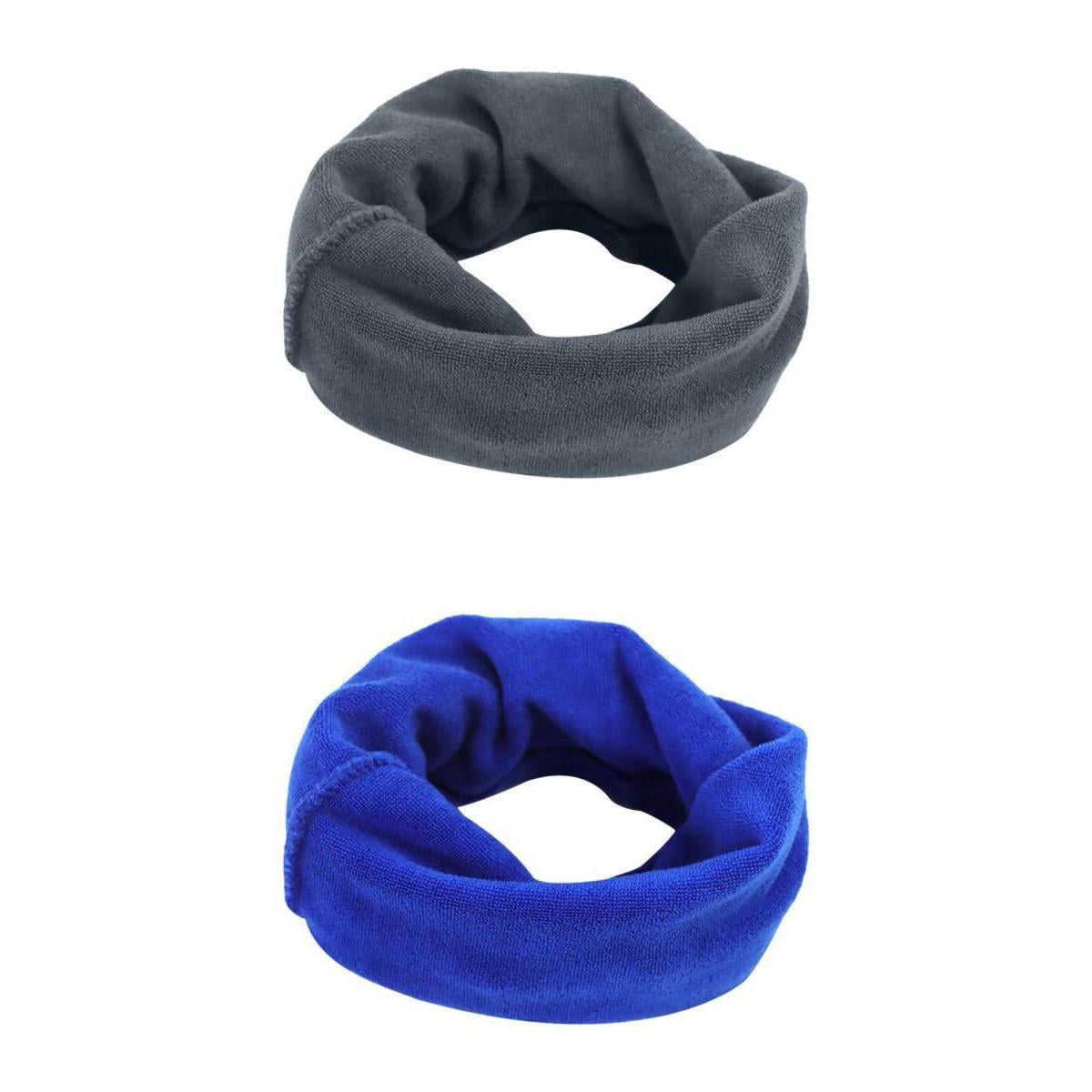 Bvdfgk 2 Dog Ear Wrap Dog Costume Winter Snood Headband for Noise Protection Grey