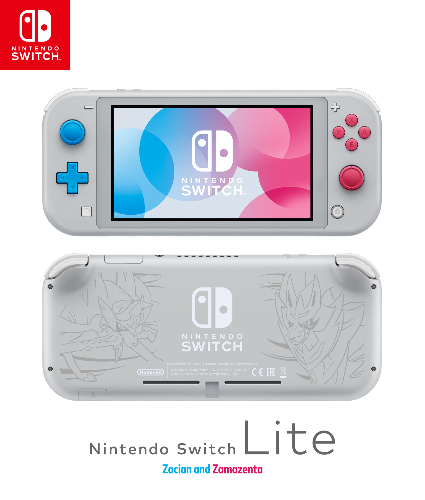 Nintendo Switch Lite Console Zacian Zamazenta Edition Walmart