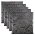 thumbnail image 1 of Great Lakes Tin Rochester Pewter 2ft x 2ft Nail Up Ceiling Tiles (5 Pack), 1 of 6