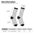 thumbnail image 2 of Pofeuu white Moose winter tree Print Crew Socks, Adult Running Hiking Socks for Youth and Adult, 2 of 6