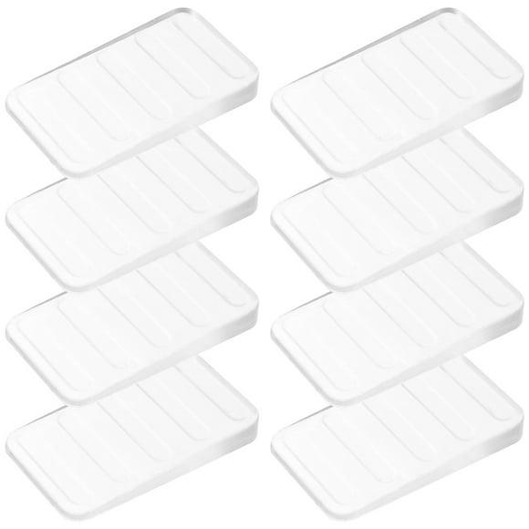 Milisten 8pcs Leveling Shims Home Furniture Wedges Transparent Shims for Table Toilet