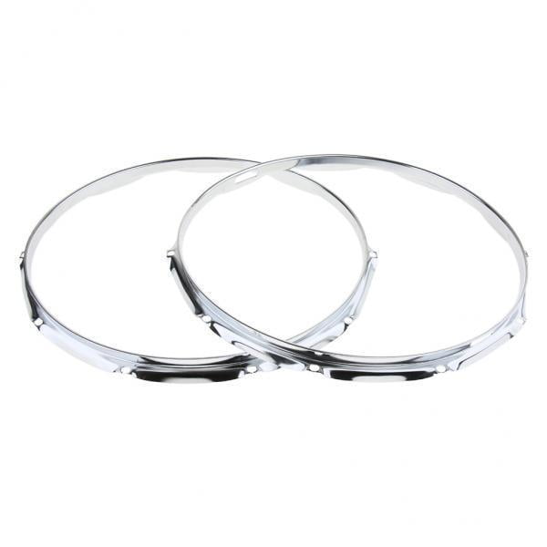2x 1 Par de Aros de de Aro de Tambor de 14 '' de Hierro para Accesorios de Piezas de de Yuyangstore Anillo de aro para caja