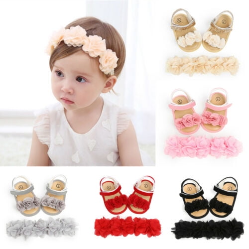 Prewalker Flower Sandals Child Shoes Toddlers Baby Girls Summer Kids Shoes New