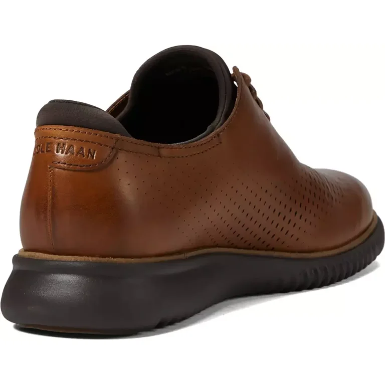 Cole Haan Mens 2.ZEROGRAND Laser Wingtip Oxford British Tan Java C25351 BRITISH TAN JAVA