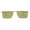 Gold (Olive), variant on Men's Sunglasses Rectangular Thin Metal Frame Lightweight UV400 Gold, Black