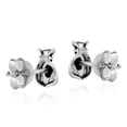 thumbnail image 4 of Whimsical Dollar Sign Money Bag .925 Sterling Silver Stud Earrings | Sterling Silver Stud Earring for Women | Minimalist Everyday Stud Earrings | Stud Earrings Jewelry, 4 of 5