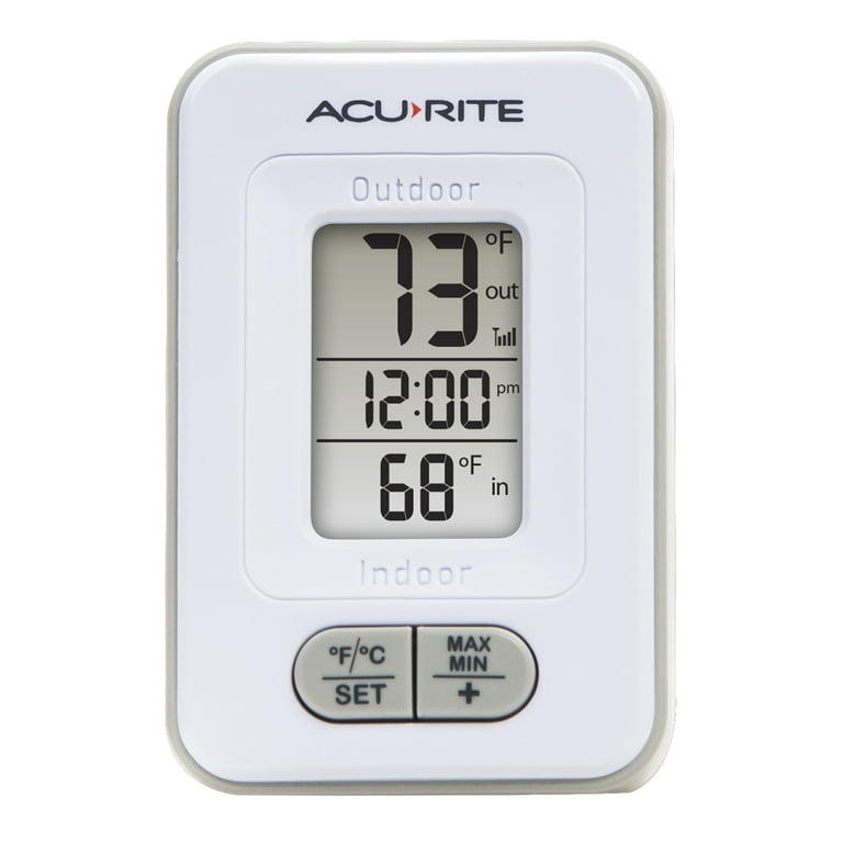 Acurite 02049 Digital Thermometer with Indoor/Outdoor Temperature