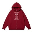 thumbnail image 4 of Mens Hoodies Pullover 2025 Fall Winter Long Sleeve Classic Plain Zip Up Hoodie with Pockets Hooded Sweatshirt, 4 of 6