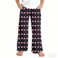thumbnail image 5 of ATOGUTA Pants for Girls Long Sleep Plaid Pants Soft Lounge Pj Bottoms with Pockets, 5 of 6
