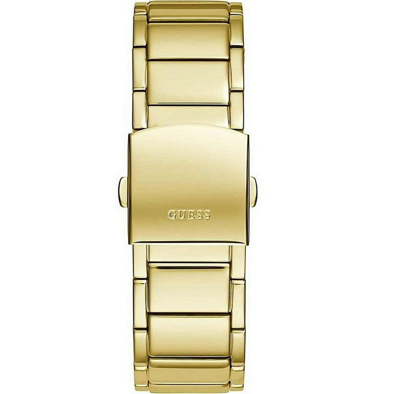 Men\'s Guess GW0387G2 Diamond Dial Gold Watch Tone Phoenix Steel