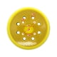 thumbnail image 5 of 1 almohadilla de lijado de 125 mm, discos de lijado redondos de 8 orificios, almohadilla de PU, para reemplazo de almohadilla de lijado suave de lijadora (amarillo), STOL, 5 of 5