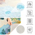 thumbnail image 3 of Yayeee Bath Rug for Bathroom Floor Non Slip Contour Fluffy Soft Absorbent Mat, 20"x24", Large Pine Tree, 3 of 7
