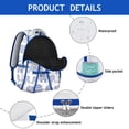 thumbnail image 4 of Elephant Silhouette Backpack - Waterproof School Bag for College Students, Spacious Compartment, Cute Print Gift Idea, 4 of 6