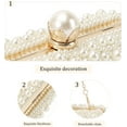 thumbnail image 5 of White Pearl Clutch Purses for Women Wedding Bride Pearl Evening Bag Party Clutch Wallet Tote Handbag, 5 of 6