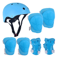 thumbnail image 1 of Casco Para Niño Con Protección Profesional Rodilleras 7pcs Xtellar azul, 1 of 4