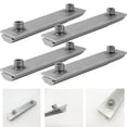 thumbnail image 3 of Yannee Universal Aluminium Solar Module Rails Profile Connectors Mounting Connection 4 Pcs, 3 of 4