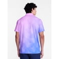 thumbnail image 3 of Birdie Bound Men's and Big Men's Ombre Geo Golf Polo Shirt, Sizes XS-4XLT, 3 of 5