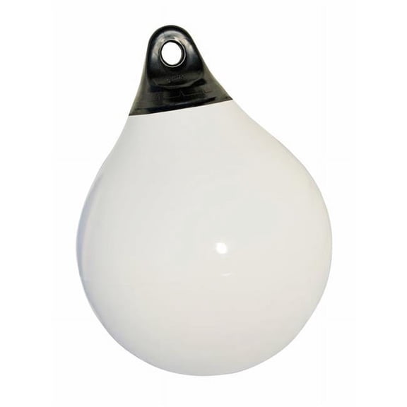 Taylor Made Tuff End 18in. White One Eye Round Inflatable Buoy - White - 18in.