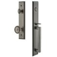 thumbnail image 2 of Grandeur 849192 Carre Solid Brass Rose Dummy Full Plate "D" Grip Handleset - Brass, 2 of 5