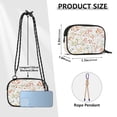 thumbnail image 4 of FORMRS Mini Crossbody Bag for Women Adjustable Rope Shoulder Casual Phone Purse, Small Floral Pattern, 4 of 7