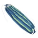 thumbnail image 4 of Hamaca portátil para acampar, ligera, para viajes al aire libre, con barra esparcidora de madera dura, color azul con rayas de colores, 4 of 5