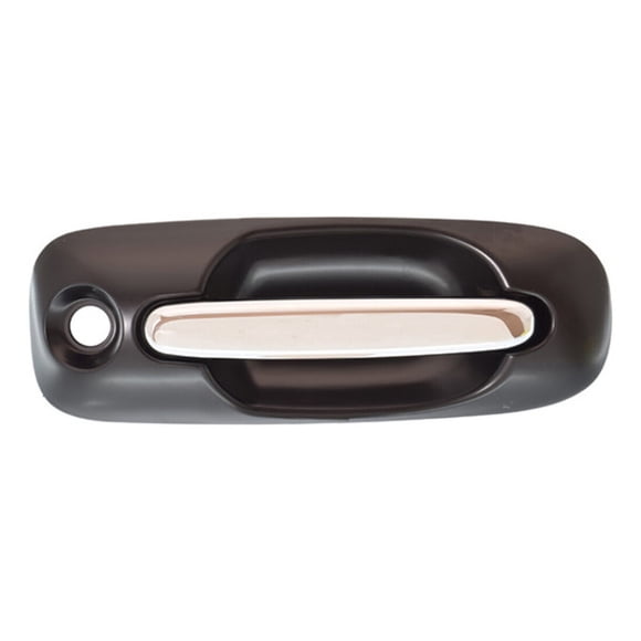 Manija Puerta Exterior HUSHAN para Caravan 2001 A 2007 Dodge Del Der Negro/cromado