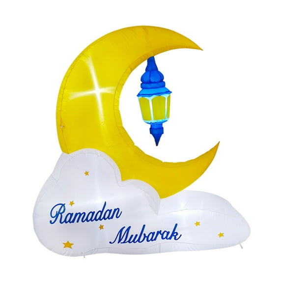 Zeiwohndc Outdoor Use Inflatable ramadans Decoration with LED Lights festives PVC