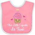 thumbnail image 3 of Inktastic 2nd Birthday Cupcake Girls Cute Girls Baby Bib, 3 of 4