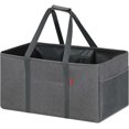 thumbnail image 1 of Bolsa de mano LHZK, de pie, extra grande, utilitaria, con marco de metal, color gris, 1 of 9