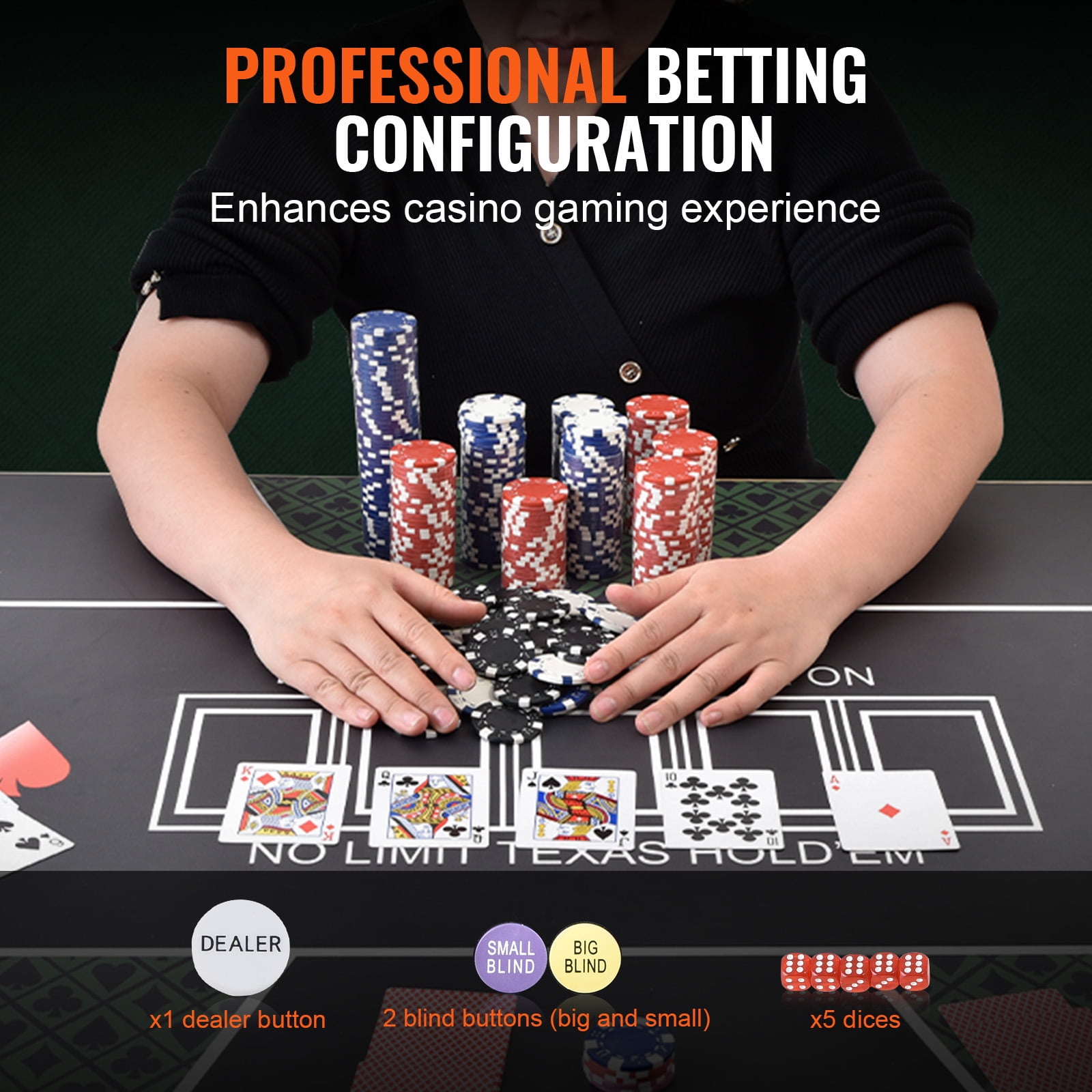 Amazon.com: Poker Set In Black Aluminum Case With 300 (11.5