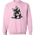 thumbnail image 2 of Inktastic Curious Schnauzer Adult Sweatshirt, 2 of 4