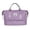 purple, variant on Large Travel Duffel Bag Women Weekender with Shoe Compartment for Gym Hospital