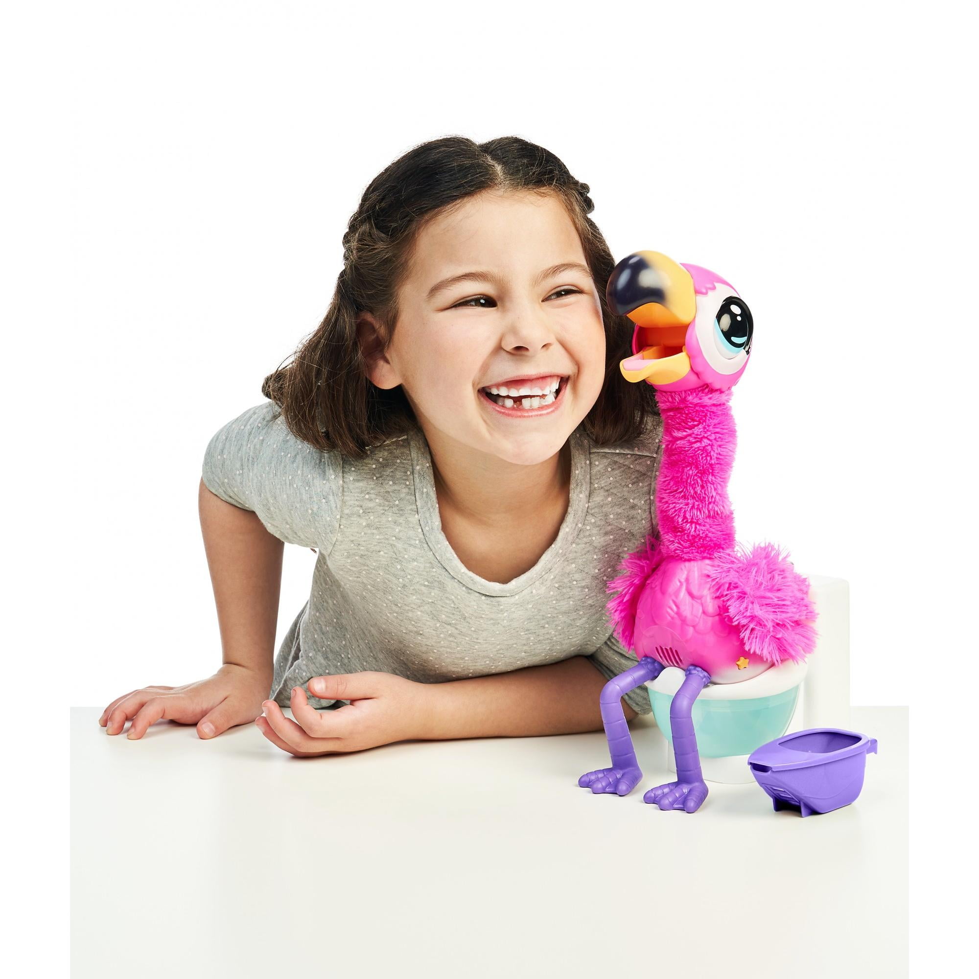 LITTLE LIVE PETS 26222 Gotta Go Flamingo Singing Wiggling and Pooping Plush Toy for sale online 