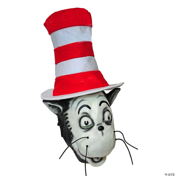 Costumes For All Occasions 14018 Cat In The Hat Mask W Hat