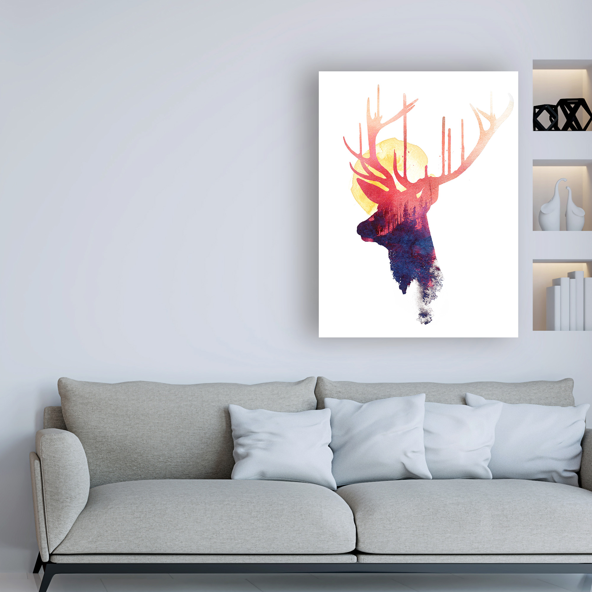 Trademark Fine Art 'The Burning Sun' Canvas Art by Robert Farka