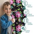 thumbnail image 3 of Blackout Kids Curtains,Pioneer Flower Floral Print Pattern Childrens Insulated Curtains Set Of 2,Bedroom Essentials,Toddler Room Decor 42"x54", 3 of 5