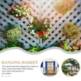thumbnail image 2 of WRITWAA Yellow Woven Hanging Basket for Wall Storage and Flower Arrangement, 2 of 8