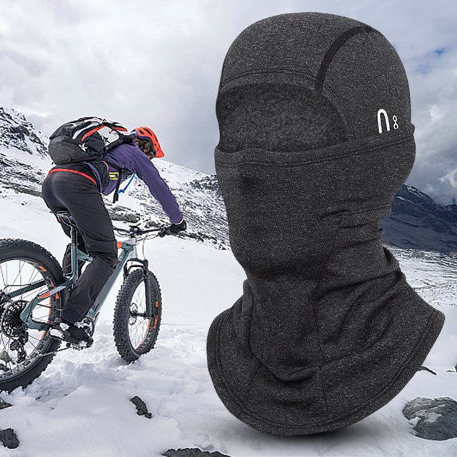 Caperuta de calentador de cuello térmico Ciclismo transpirable Marca completa de la cara llena de la máscara a prueba de viento Finamiento de casco para hombres Mujeres