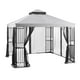 thumbnail image 1 of Toldo Mainstays Gazebo con Cortinas y Mosquitero Gris 3x3 m, 1 of 4