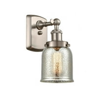 916-1W-SN-G58 Innovations Lighting Bell - 1 Light Wall Sconce In Industrial Style-12 Inches Tall and 5 Inches Wide-Brushed Satin Nickel Finish-Silver